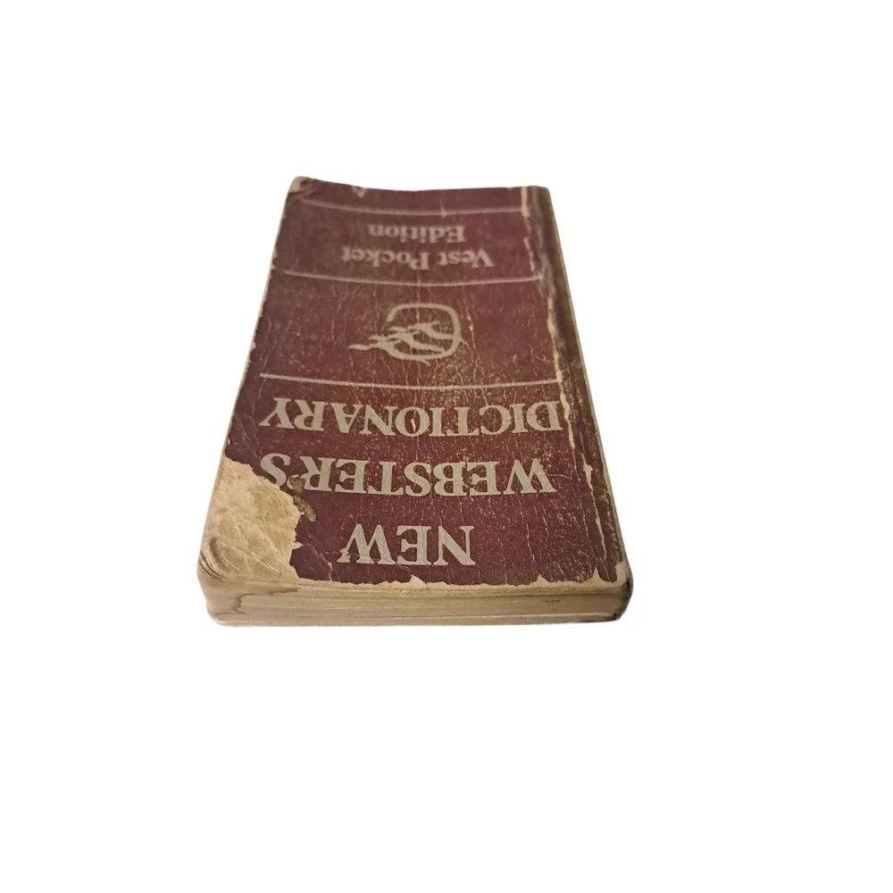 New Websters Dictionary Vest Pocket Edition 1976